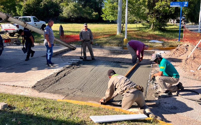 Trabajos de mejora en Villa Urquiza