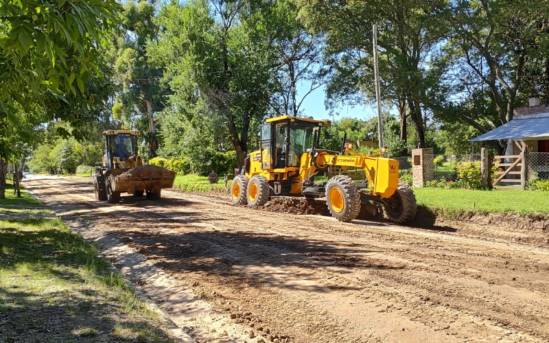 Obras en Calle Primera Colonia Agrícola Militar Las Conchas