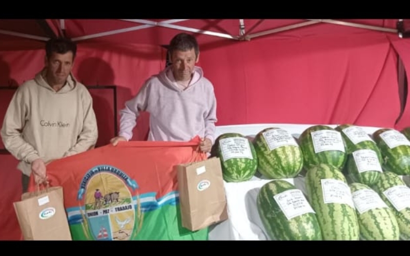 Villa Urquiza presente en la 11° Fiesta Nacional de la Sandía