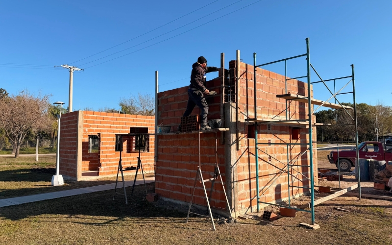 Avanza la construcción de nuevas instalaciones en el Polideportivo Municipal 