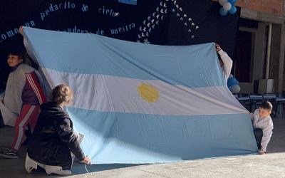 Acto por el Día de la Bandera