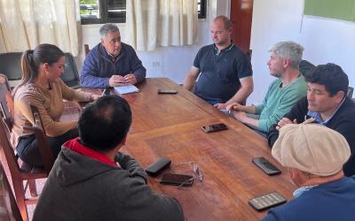 Reunión con la Escuela de Educación Agrotécnica N° 39 de Villa Urquiza