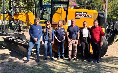 Una nueva motoniveladora 0 km se incorpora a la flota municipal