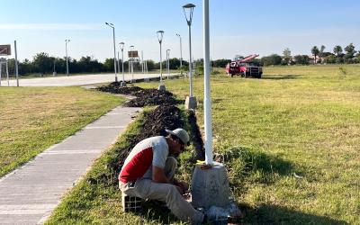 Más iluminación para el Polideportivo Municipal
