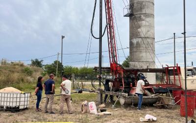 Nuevo pozo de agua en el Loteo Solares de Villa Urquiza