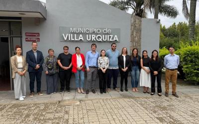 Villa Urquiza fue sede de una visita técnica en el marco del desarrollo de la Salud Digital en Entre Ríos