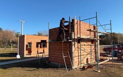 Avanza la construcción de nuevas instalaciones en el Polideportivo Municipal 